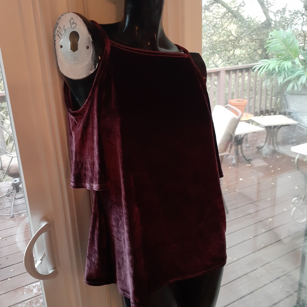 Super Cute Luxury Velvet Off The Shoulder Top